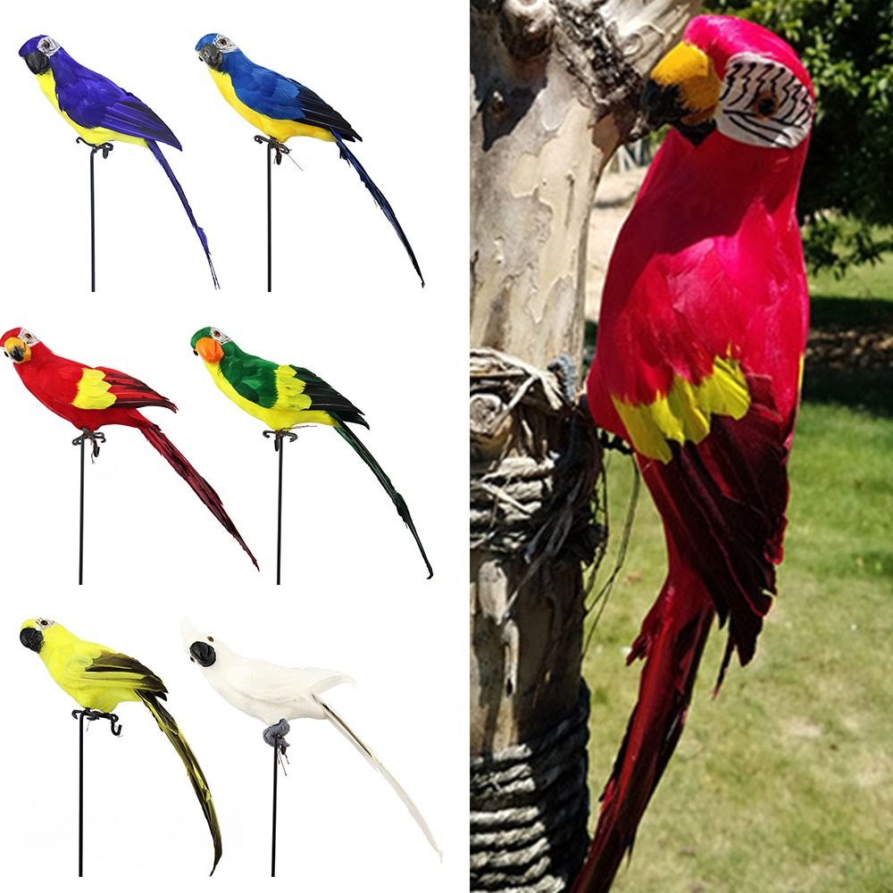 Bonsai Garden Photos - 25cm/35cm/45cm/60cm Simulation Parrot Multicolor Foam Artificial