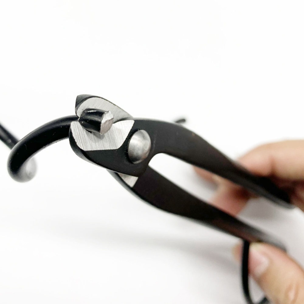 Concave Branch Cutter - Durable Alloy Steel Pruning Shears Black