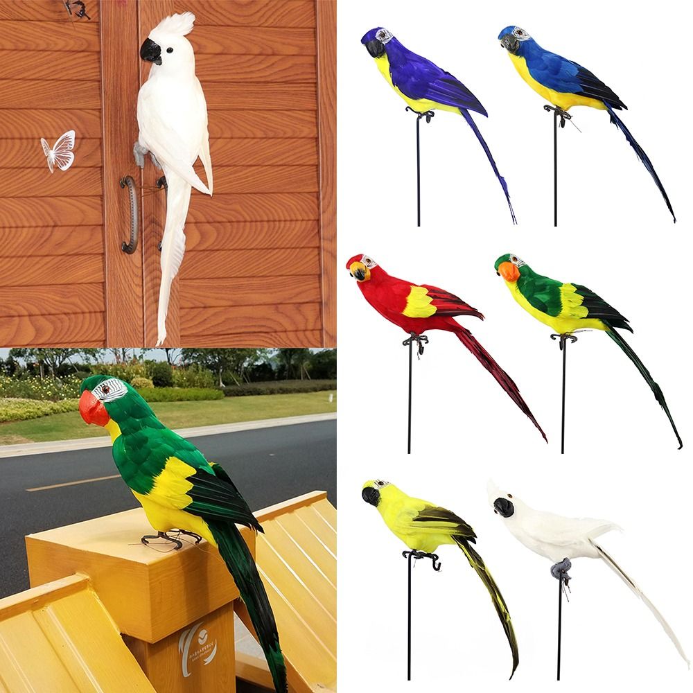 Bonsai Garden Photos - 25cm/35cm/45cm/60cm Simulation Parrot Multicolor Photo Props