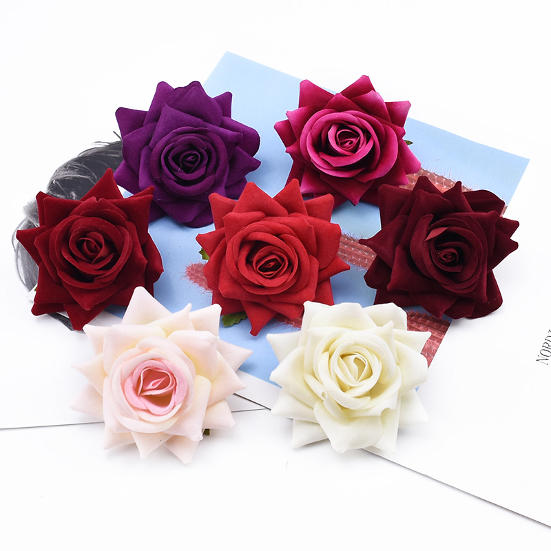 Artificial Flower Flannel Rose - Bonsai Garden For Sale ulasan dan harga