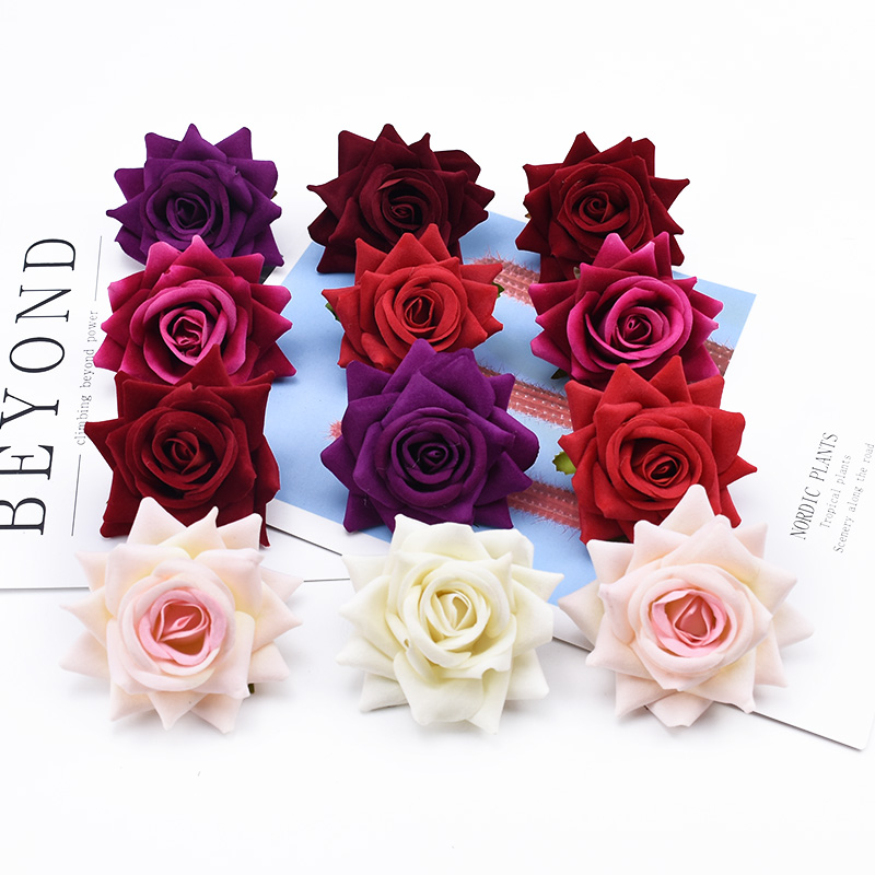 Artificial Flower Flannel Rose - Bonsai Garden For Sale ulasan dan harga