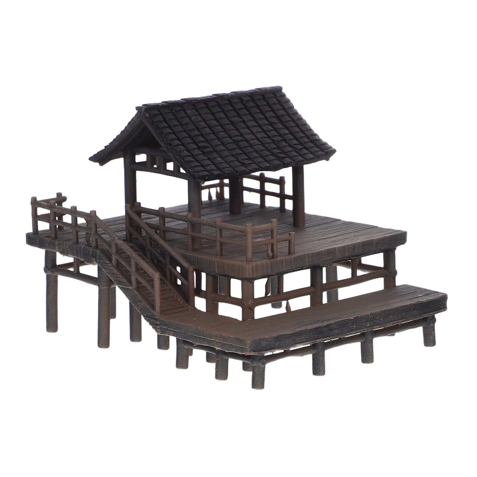 Intricate Mini Pavilion Statue - Bonsai Garden Set Up ulasan dan harga