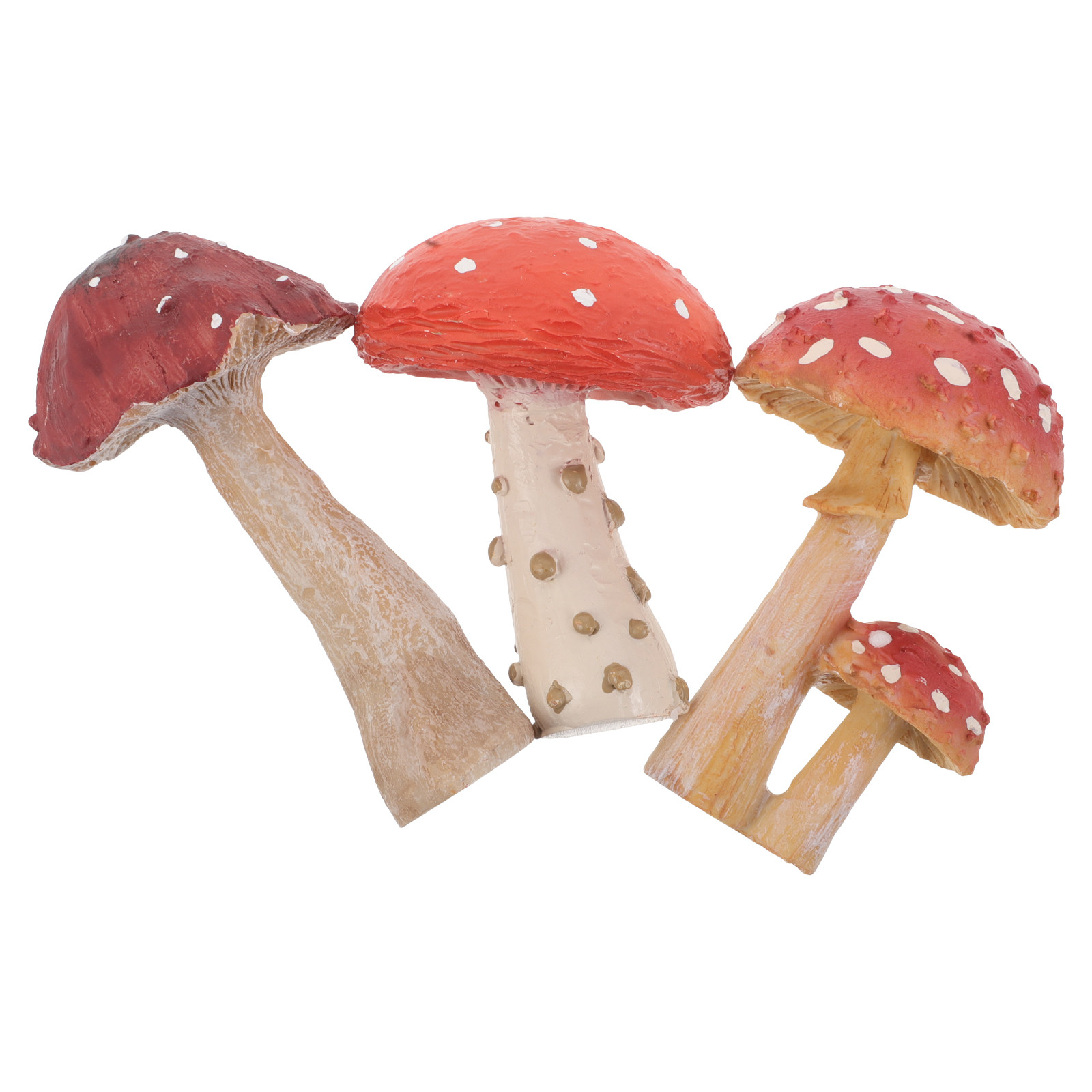 3Pcs Resin Mushroom Garden Sta - Bonsai Garden Set Up ulasan dan harga