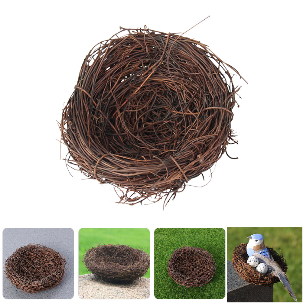 2Pcs Handmade Woven Rattan Bir - Bonsai Garden Photos ulasan dan harga