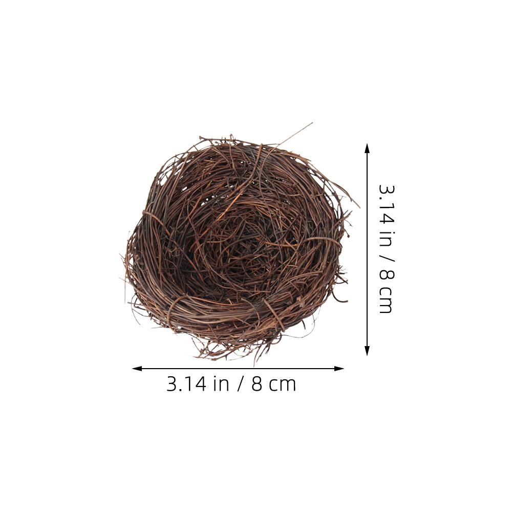 2Pcs Handmade Woven Rattan Bir - Bonsai Garden Photos ulasan dan harga
