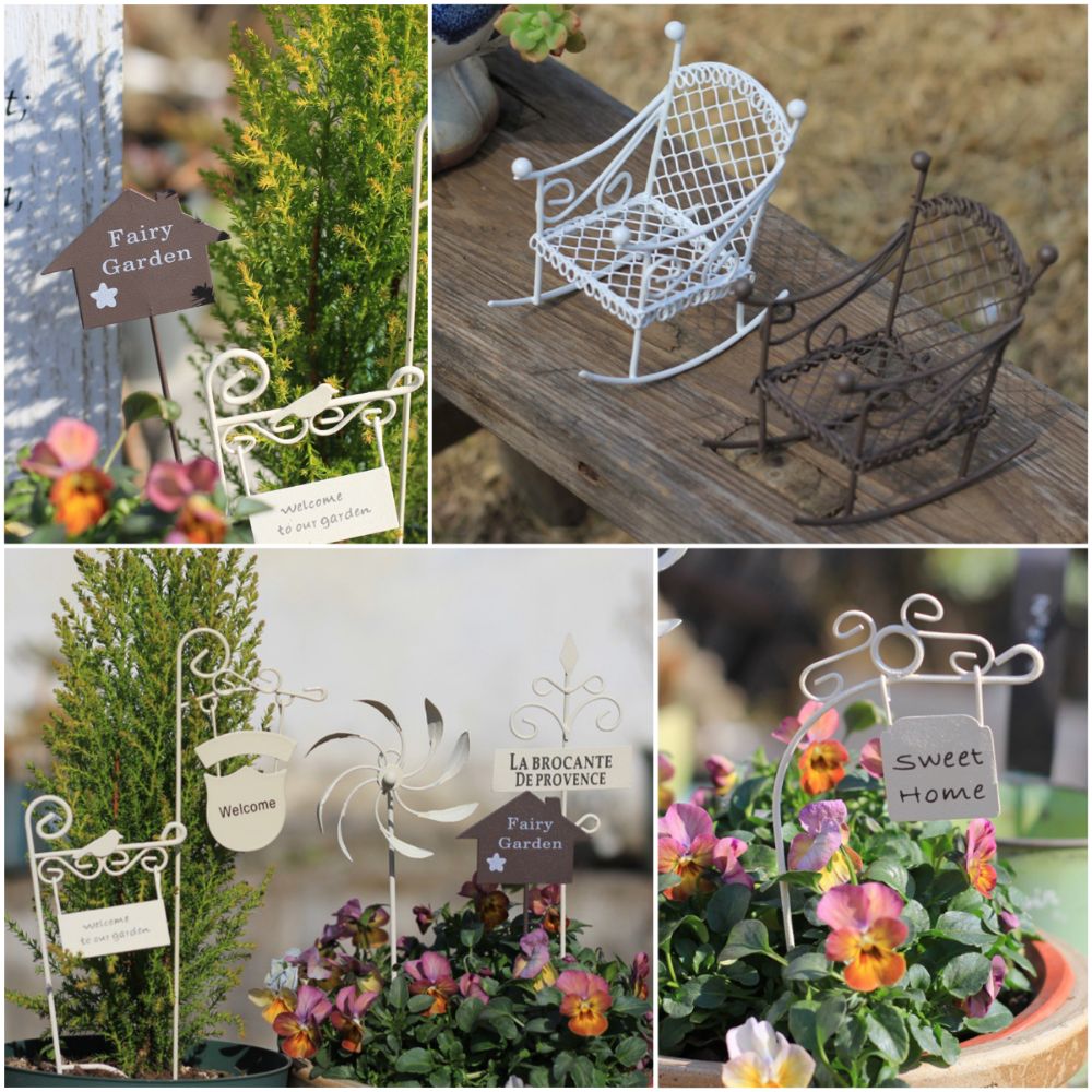 Metal Dollhouse Furniture Whit - Bonsai Garden Photos ulasan dan harga