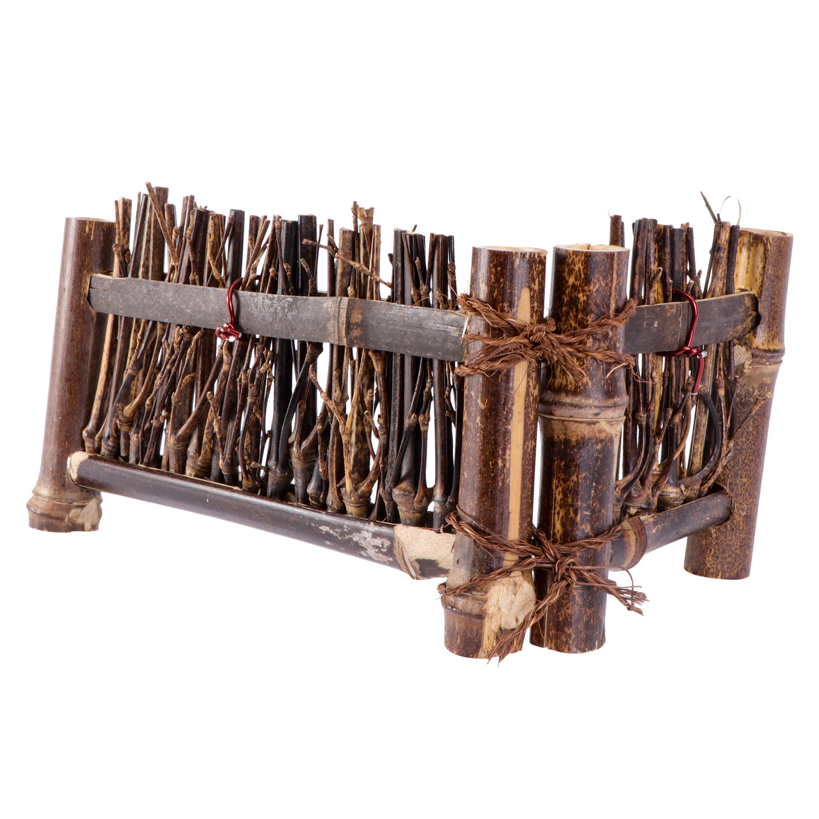 1Pcs Bamboo Fence Small Screen - Bonsai Garden Photos ulasan dan harga