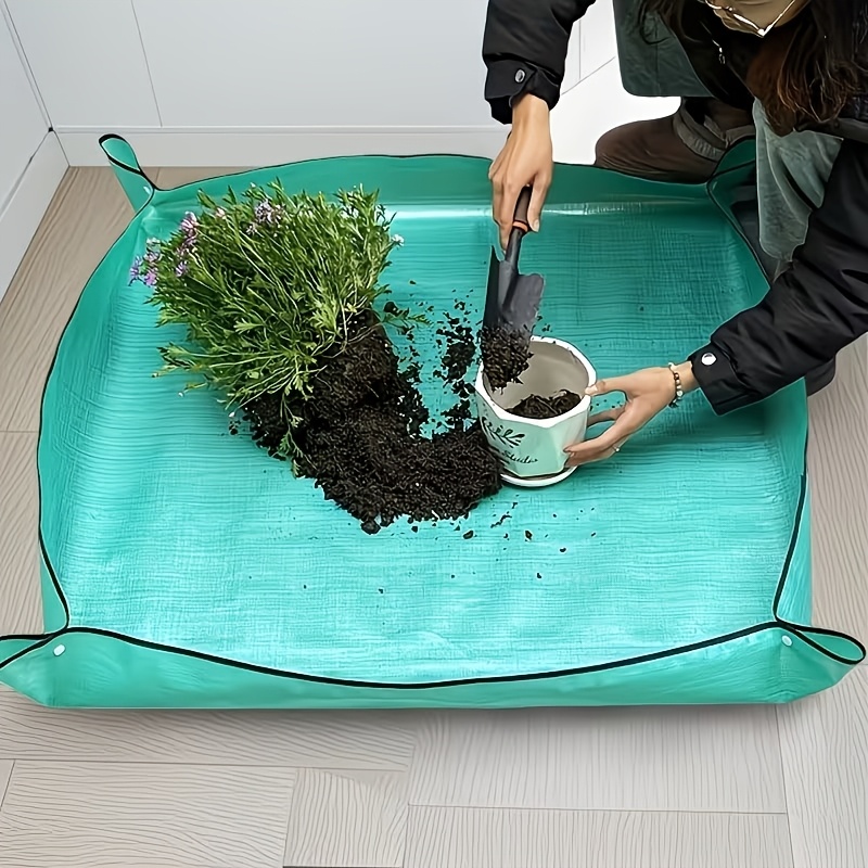 Large Foldable Heavy Duty PE P - Bonsai Repotting Mat ulasan dan harga